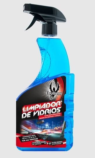 40. LIMPIADOR VIDRIOS 24 ONZAS EBULLIENT