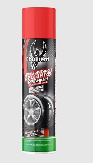 75. ABRILLANTADOR LLANTA EN AEROSOL 650ML EBULLIENT