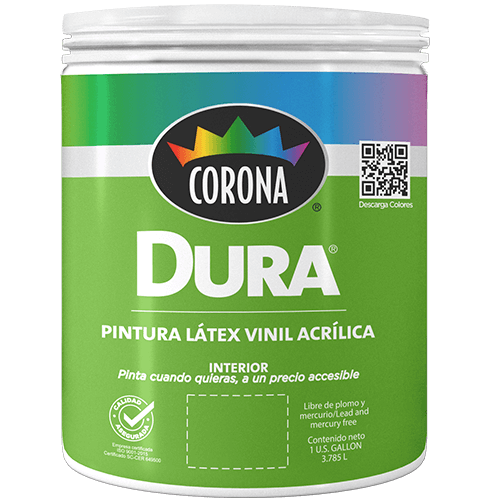 Pintura Dura latex color Verde Fresco Galon